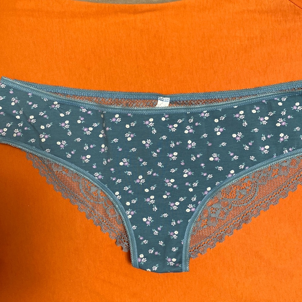 New cotton and polyamide panties lace back size XL Mark Formelle